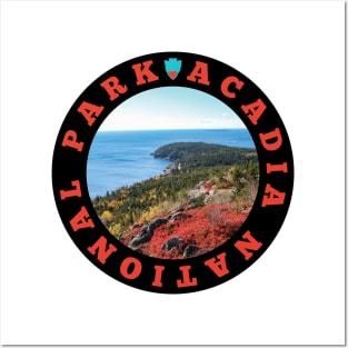 Acadia National Park circle Posters and Art